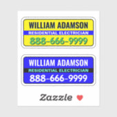 Werbekonzepte für Elektrogeräte - Kunden gewinnen Aufkleber (Blatt)