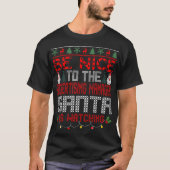 Werbeleiter Weihnachtsmann-Geschenk T-Shirt (Vorderseite)