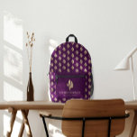 Werbelogo für Wellness Beauty Business Bedruckter Rucksack<br><div class="desc">Werbelogo für gedruckten Rucksack für Wellness Beauty Business</div>