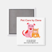 Werbemagazin für Heimtiere Magnet (Vorderseite/Rückseite)