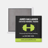 Werbemagazin für Personal Trainer Magnet (Vorderseite/Rückseite)