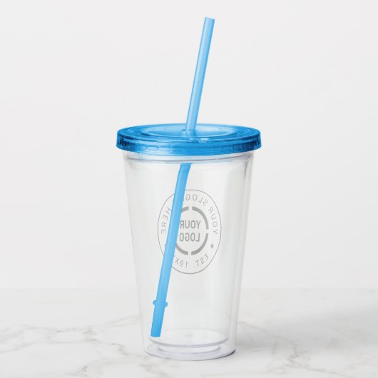 Werbemarken für das Logo Acrylic Tumbler Acryltrinkbecher (Rückseite)