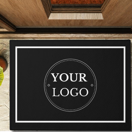 Werbemarken für Unternehmen - Weißes Grenz-Markenz Fußmatte