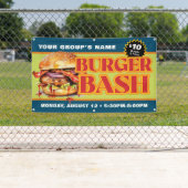 Werbemaßnahmen für kundenspezifische Burger-Bash-F Banner (Insitu)