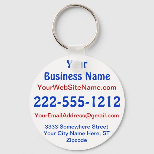 Werbemaßnahmen Schlüsselanhänger auf keinen Fall, (Vorderseite)