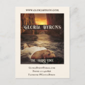 Werbematerial des Autors als verschleierte Kante Einladungspostkarte (Vorderseite)