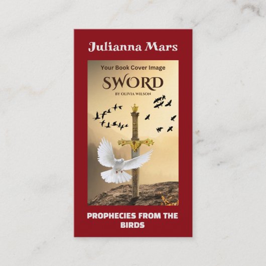 Werbematerial des Autors Burgund Visitenkarte (Vorderseite)