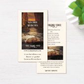 Werbematerial des Autors in Gilded Edge-Profil (Schreibtisch)