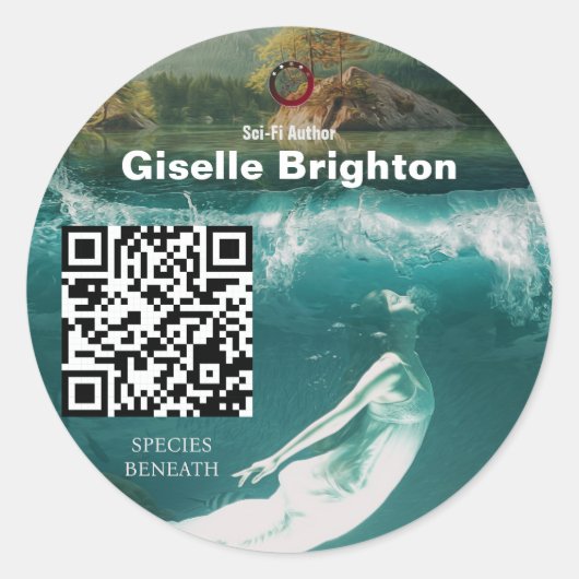 Werbematerial für Logos Runder Aufkleber (Vorderseite)