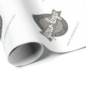 Werbematerial für Unternehmen mit Logo Geschenkpapier (Rolleneckpunkt)