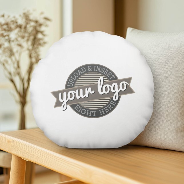 Werbematerial für Unternehmen mit Logo Rundes Kissen (Custom Logo Pillow)