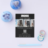 Werbemodell Schönheit Mode Modell schwarz Flyer (Einzeln)