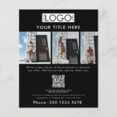 Werbemodell Schönheit Mode Modell schwarz Flyer (Vorne)