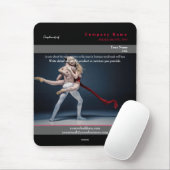 Werbemousepad-Ballett-Thema - HAMbyWG Mousepad (Mit Mouse)