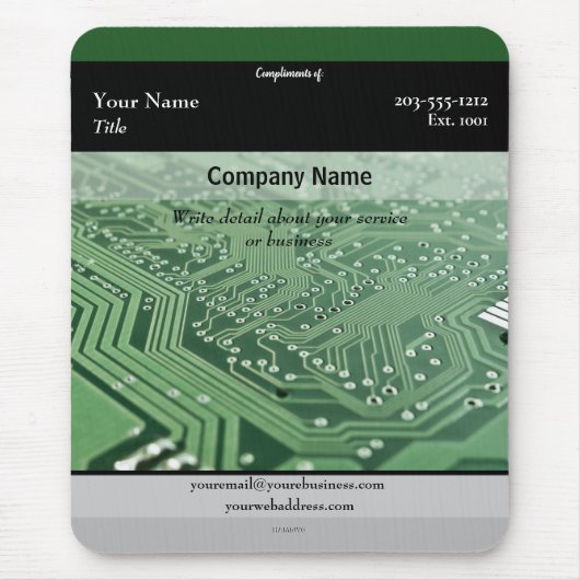 Werbemousepad-Computer - HAMbyWG Mousepad (Vorne)