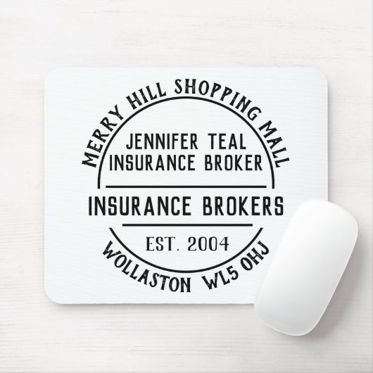 Werbemousepad der Versicherungsgesellschaft Mousepad (Mit Mouse)