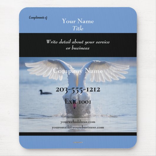 Werbemousepad für Sie individuell anpassen - HAMby Mousepad (Vorne)