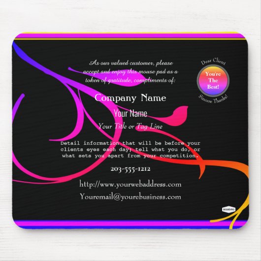 Werbemousepad - HAMbyWG Mousepad (Vorne)