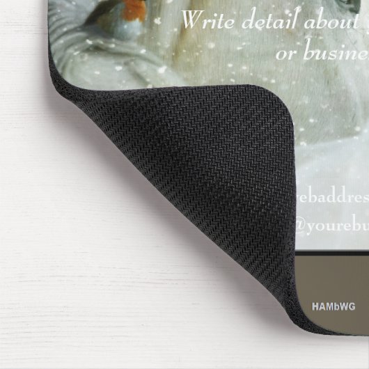 Werbemousepad Pferderennen - HAMbyWG Mousepad (Ecke)