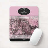 Werbemousepad Pink HAMbyWG Mouse Pad Mousepad (Mit Mouse)
