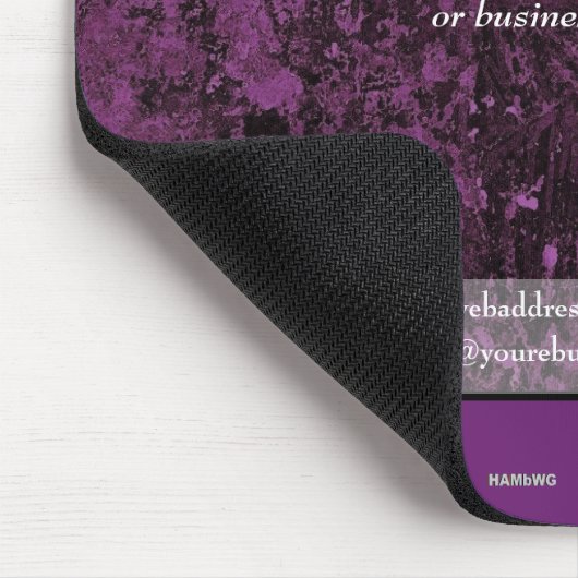 Werbemousepad Plum - HAMbyWG Mousepad (Ecke)