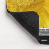 Werbemousepad-Thema Gelbe Blume - HAMbyWG Mousepad (Ecke)