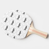 Werbemuster für Logos Tischtennis Schläger (Seitenansicht)
