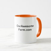 Werben Sie für Ihren Bauernhof / Ranch Classic Tee Tasse (VorderseiteRechts)