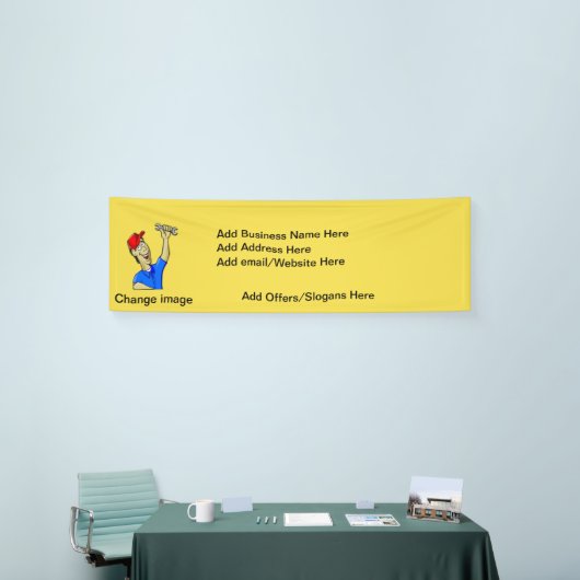 Werben Sie Ihr Unternehmen mit einem Banner (Messeveranstaltung)