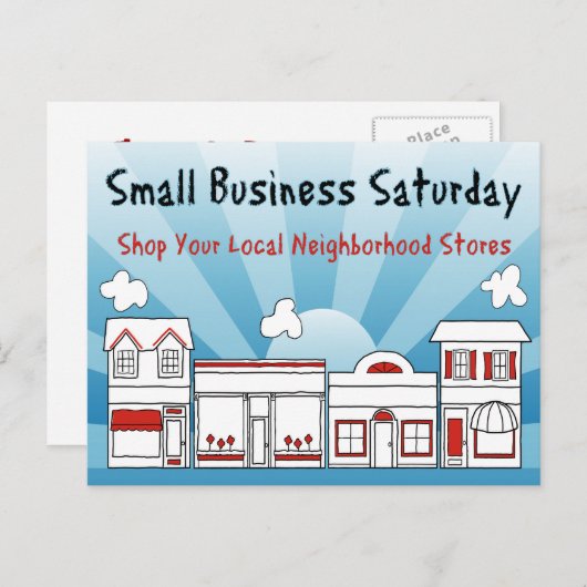 Werben Sie Sales! Samstag Postkarte (Vorne/Hinten)
