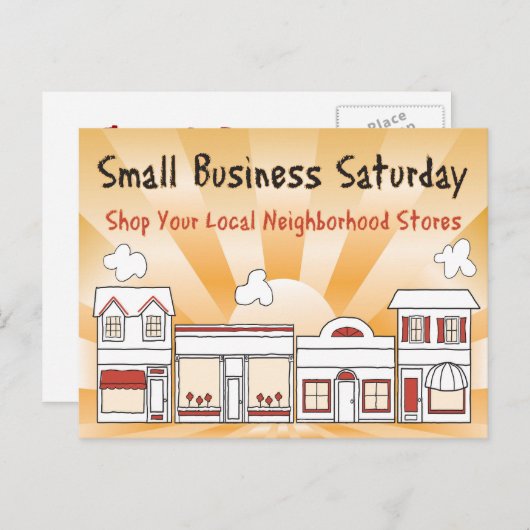 Werben Sie Sales! Samstag Postkarte (Vorne/Hinten)