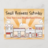 Werben Sie Sales! Samstag Postkarte (Vorderseite)