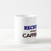 Werbeoffizier angetrieben durch Koffein Kaffeetasse (Mittel)