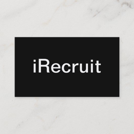 Werbeoffizier-Visitenkarte Visitenkarte (Vorderseite)