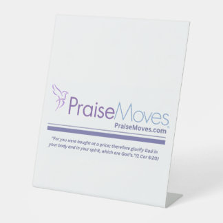 Werbeoption für Ihre PraiseMoves-Kurse Sockelschild