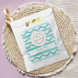 Werbepapier für blaues Logo Geschenktütchen