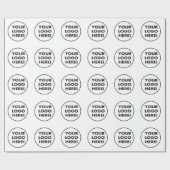 Werbepapier für Ihr Firmenlogo Geschenkpapier (Flach)