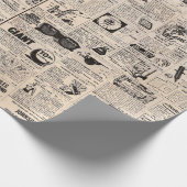 Werbepapier für Vintages Comic Geschenkpapier (Ecke)