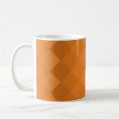 Werbepixel Muster Grau schwarz Orange Kaffeetasse (Links)