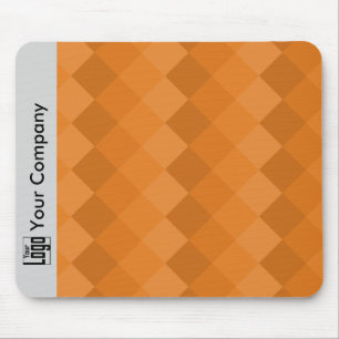 Werbepixel Muster Grau schwarz Orange Mousepad