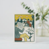 Werbeplakat 1895 postkarte (Stehend Vorderseite)