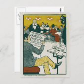 Werbeplakat 1895 postkarte (Vorne/Hinten)