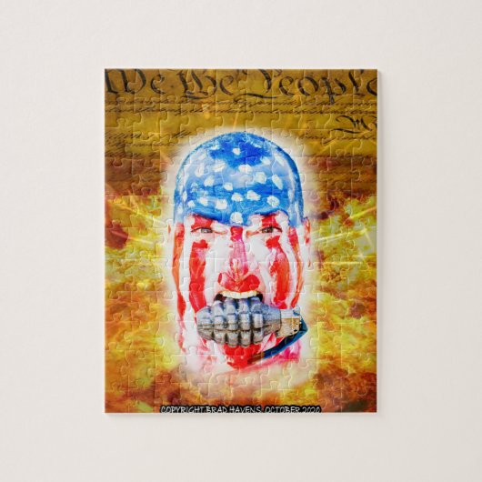 Werbeplakat auf einer puzzle (Vertikal)