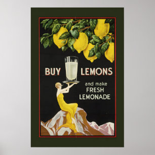 Werbeplakat aus den 1920er Jahren Kaufen Sie Zitro Poster
