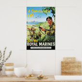 Werbeplakat Ein Leben als Commando. Beitreten Sie  Poster (Küche)