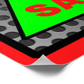 Werbeplakat für den Verkauf Poster (Ecke)