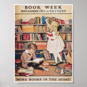 Werbeplakat für die Buchwoche Poster (Vorne)