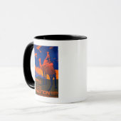 Werbeplakat für französische Fluggesellschaften Tasse (Vorderseite Links)