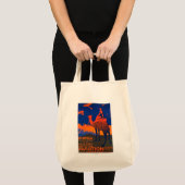 Werbeplakat für französische Fluggesellschaften Tragetasche (Vorderseite (Produkt))