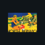 Werbeplakat für Golfküsten Leinwanddruck<br><div class="desc">North Berwick,  Schottland - Golf Coast Promotional Poster - North Berwick,  Schottland wurde 1930 gegründet. Dieses Bild zeigt Szenen aus North Berwick,  Schottland.</div>